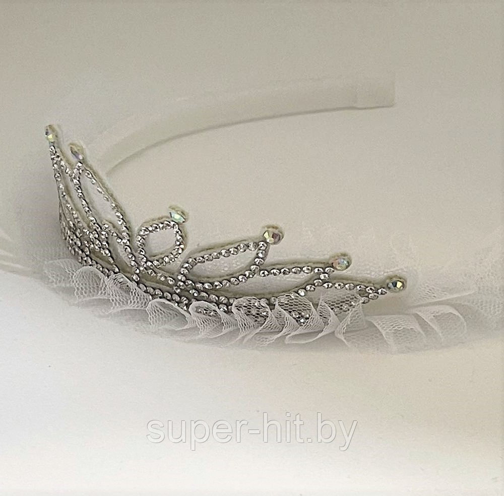 Диадема корона, украшение на волосы, ободок на праздник со стразами, в ассортименте - фото 1 - id-p196379154