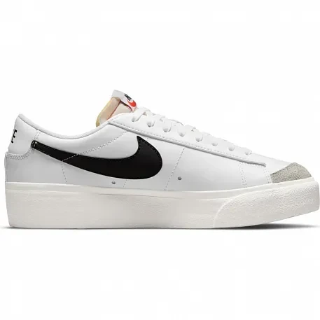 Кроссовки женские NIKE BLAZER LOW PLATFORM белый/черный