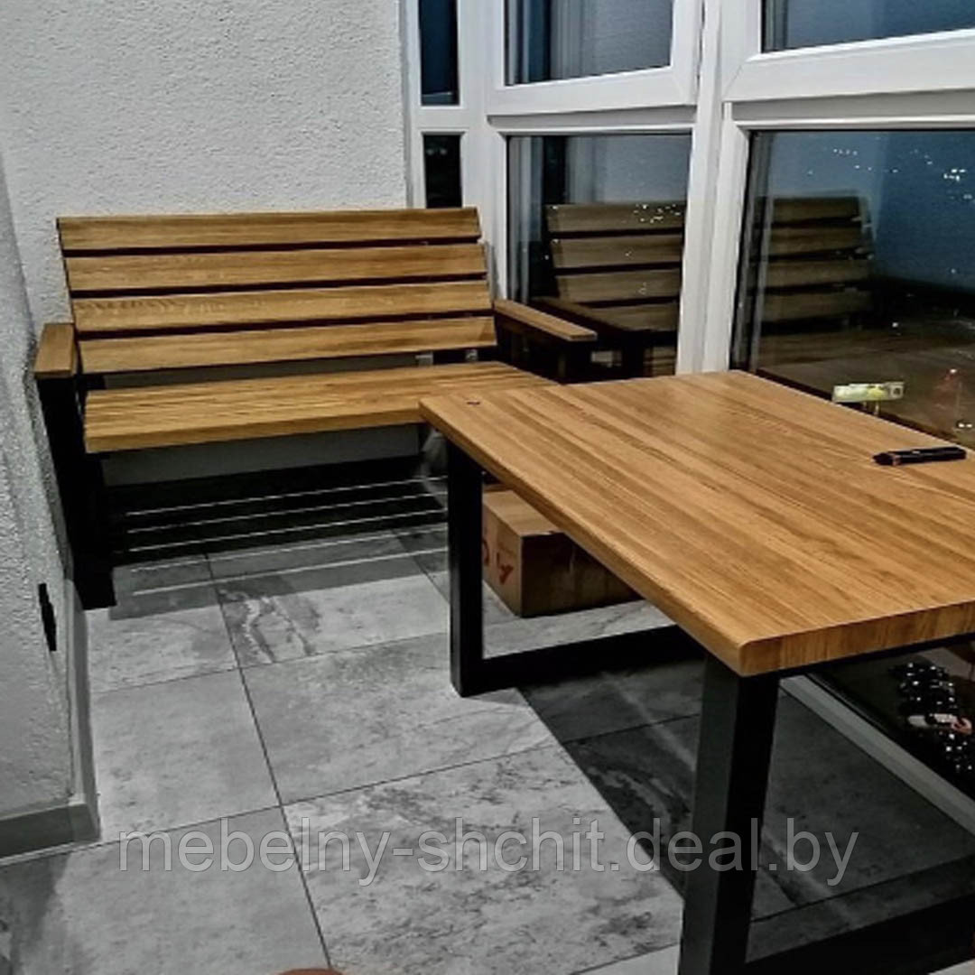 Террасный стол из лиственницы - фото 1 - id-p195821656
