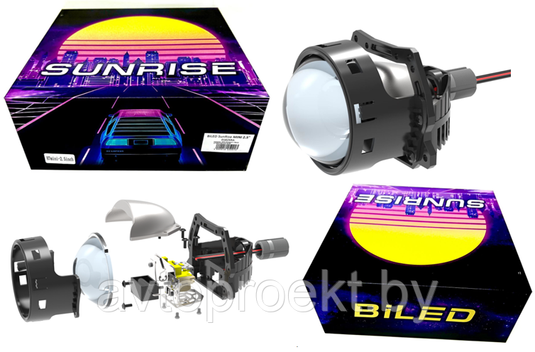 Bi-LED модуль 3 SUNRISE Mini 24V - фото 4 - id-p196388869