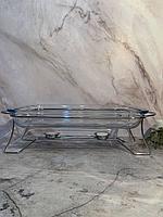 Мармит на подставке со свечами к праздничному столу Attribute INVITE 3л 49х24х18см ABI020, фото 5