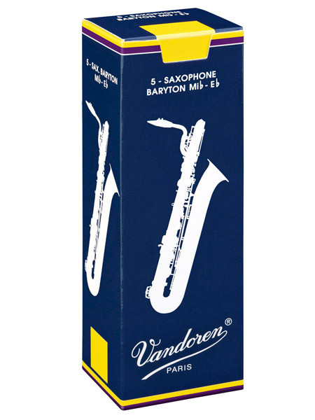 Vandoren SR242 Трости для саксофона Баритон Традиционные №2 (5шт)