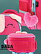 Рюкзак каркасный Calligrata "Розовый зайка", 39х30х14 см/ 1 шт, фото 6
