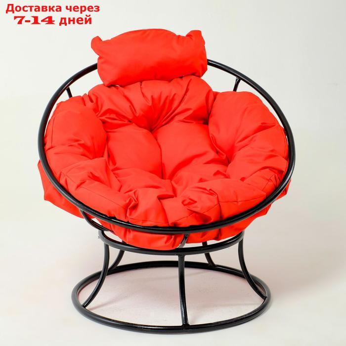 Кресло "Папасан" мини, с красной подушкой, 81х68х77см - фото 1 - id-p196374182