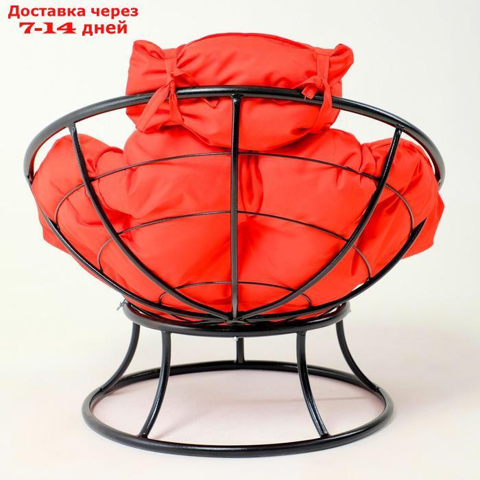Кресло "Папасан" мини, с красной подушкой, 81х68х77см - фото 3 - id-p196374182