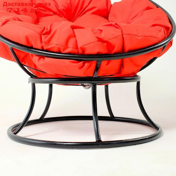 Кресло "Папасан" мини, с красной подушкой, 81х68х77см - фото 4 - id-p196374182