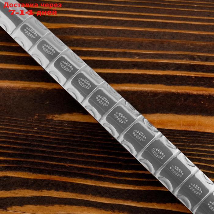 Шумовка-лопатка для казана узбекская 45см, ширина 14см, с деревянной ручкой - фото 3 - id-p196373356