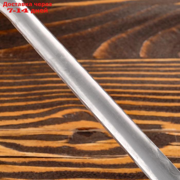Поварешка для казана узбекская 42см, диаметр 12см с деревянной ручкой - фото 7 - id-p196373359