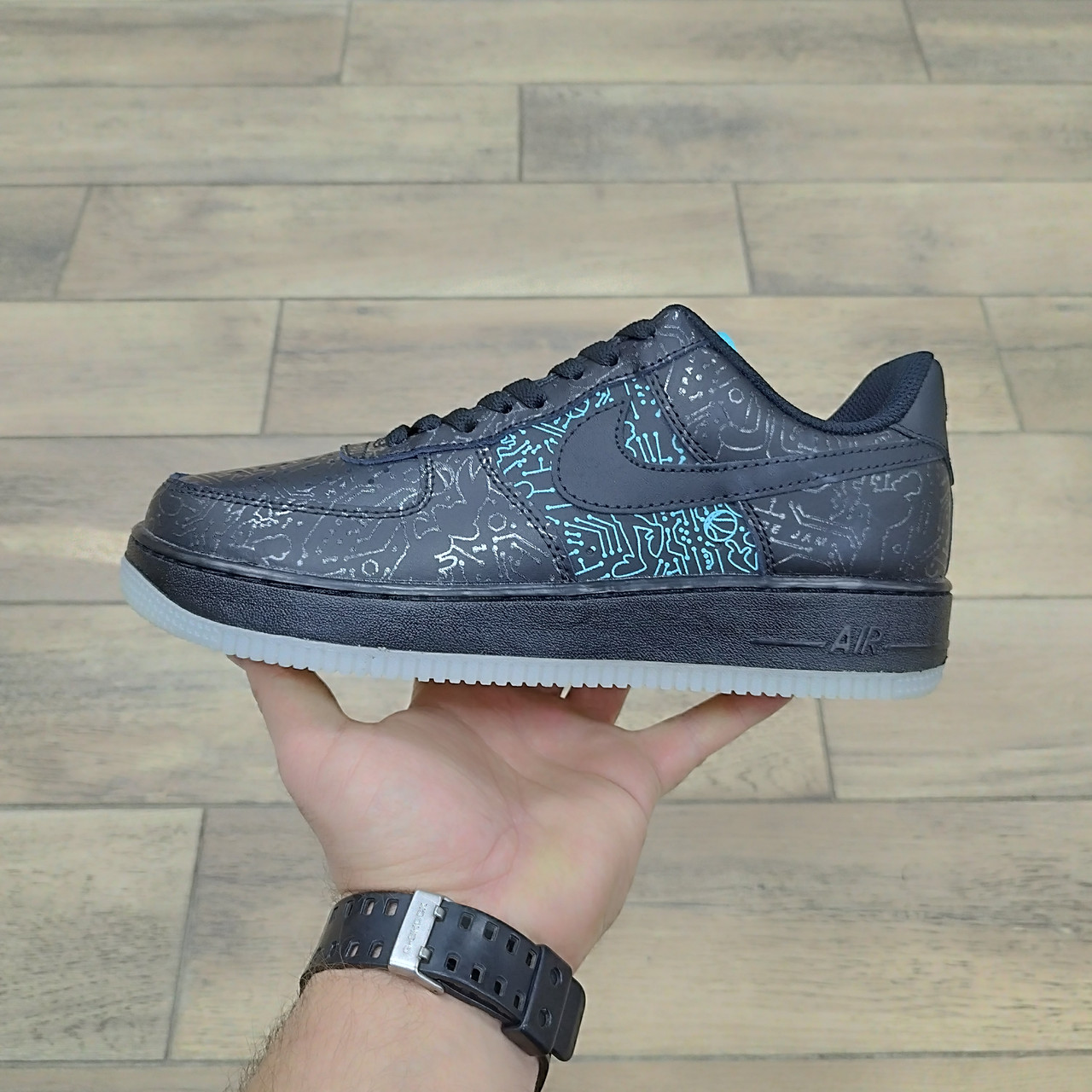 Кроссовки Space Jam X Nike Air Force 1 07 Computer Chip - фото 1 - id-p168486430