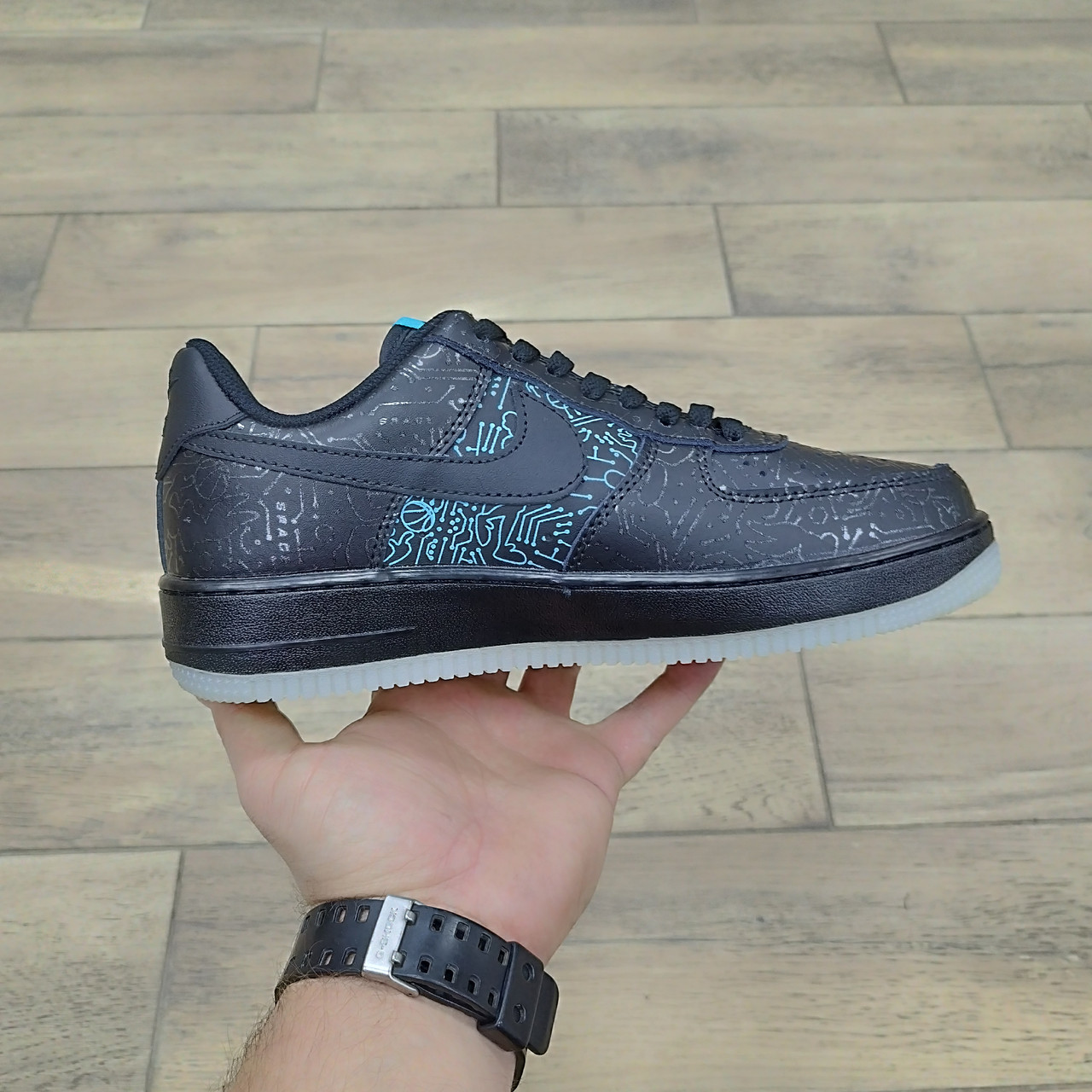 Кроссовки Space Jam X Nike Air Force 1 07 Computer Chip - фото 2 - id-p168486430