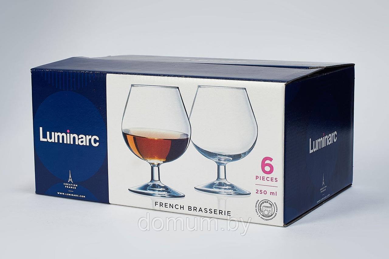Набор фужеров для коньяка Luminarc French Brasserie 250мл (6 шт) J0010 - фото 9 - id-p196481847