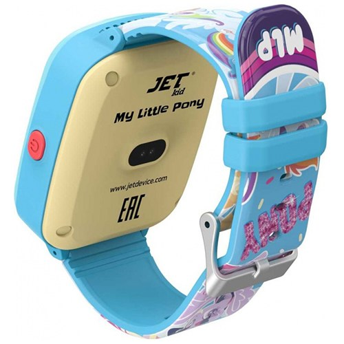 Умные детские часы JET Kid My Little Pony с GPS трекером (голубой) - фото 4 - id-p196481871