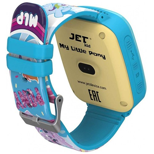 Умные детские часы JET Kid My Little Pony с GPS трекером (голубой) - фото 5 - id-p196481871