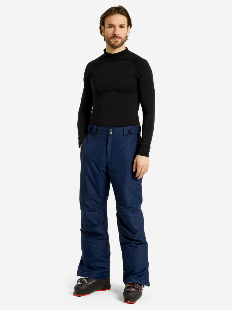 Брюки утепленные мужские горнолыжные Columbia Bugaboo IV Pant тёмно-синий - фото 3 - id-p190318495