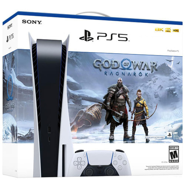 Игровая приставка Sony PlayStation 5 + God of War: Ragnarok - фото 1 - id-p196481887