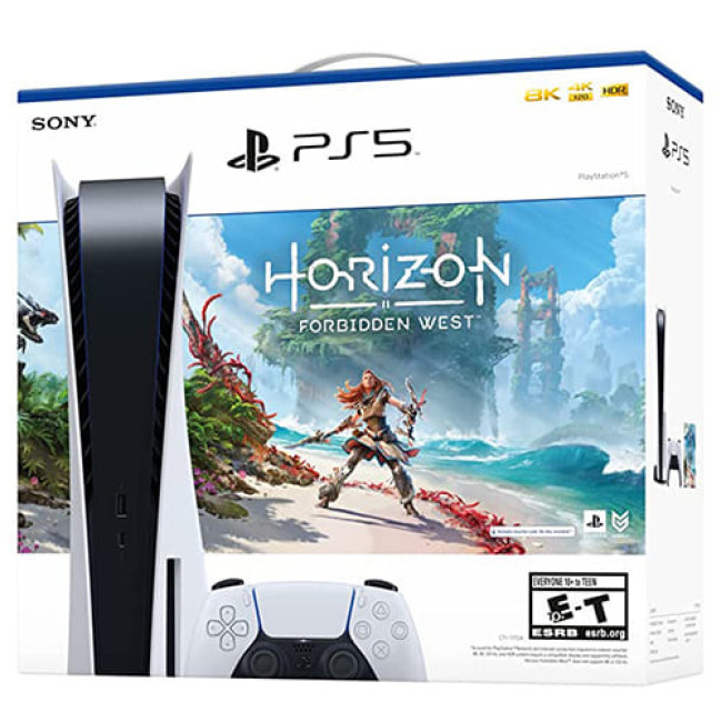 Игровая приставка Sony PlayStation 5 + Horizon Forbidden West Bundle - фото 1 - id-p196481888