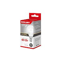 Лампа светодиодная G45 ШАР 7,5 Вт 220В E14 2700К REXANT