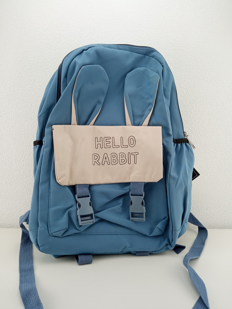 Рюкзак Hello Rabbit синий 40 х 30 см