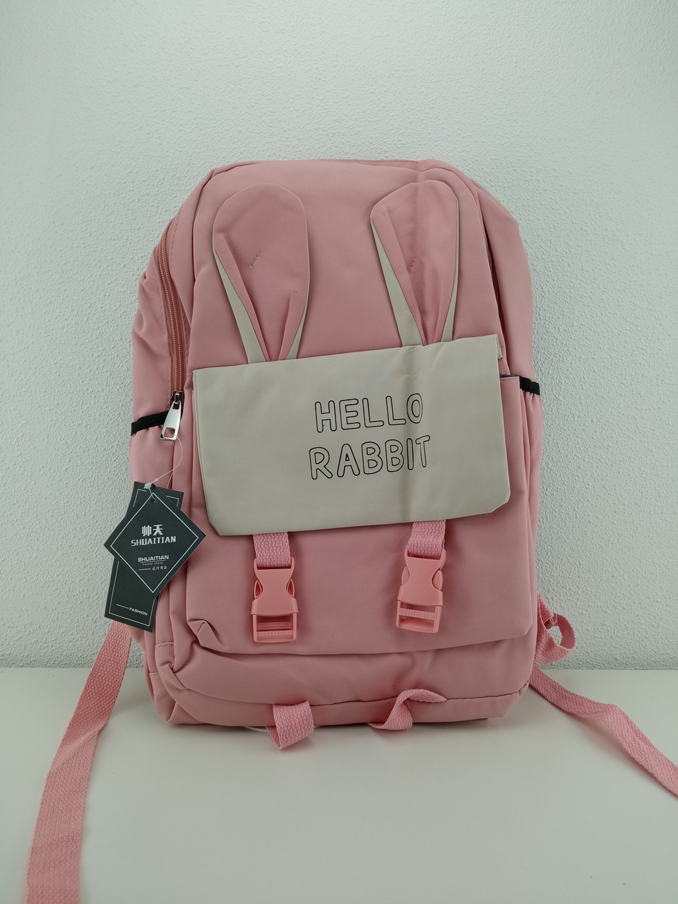 Рюкзак Hello Rabbit розовый 40 х 30 см