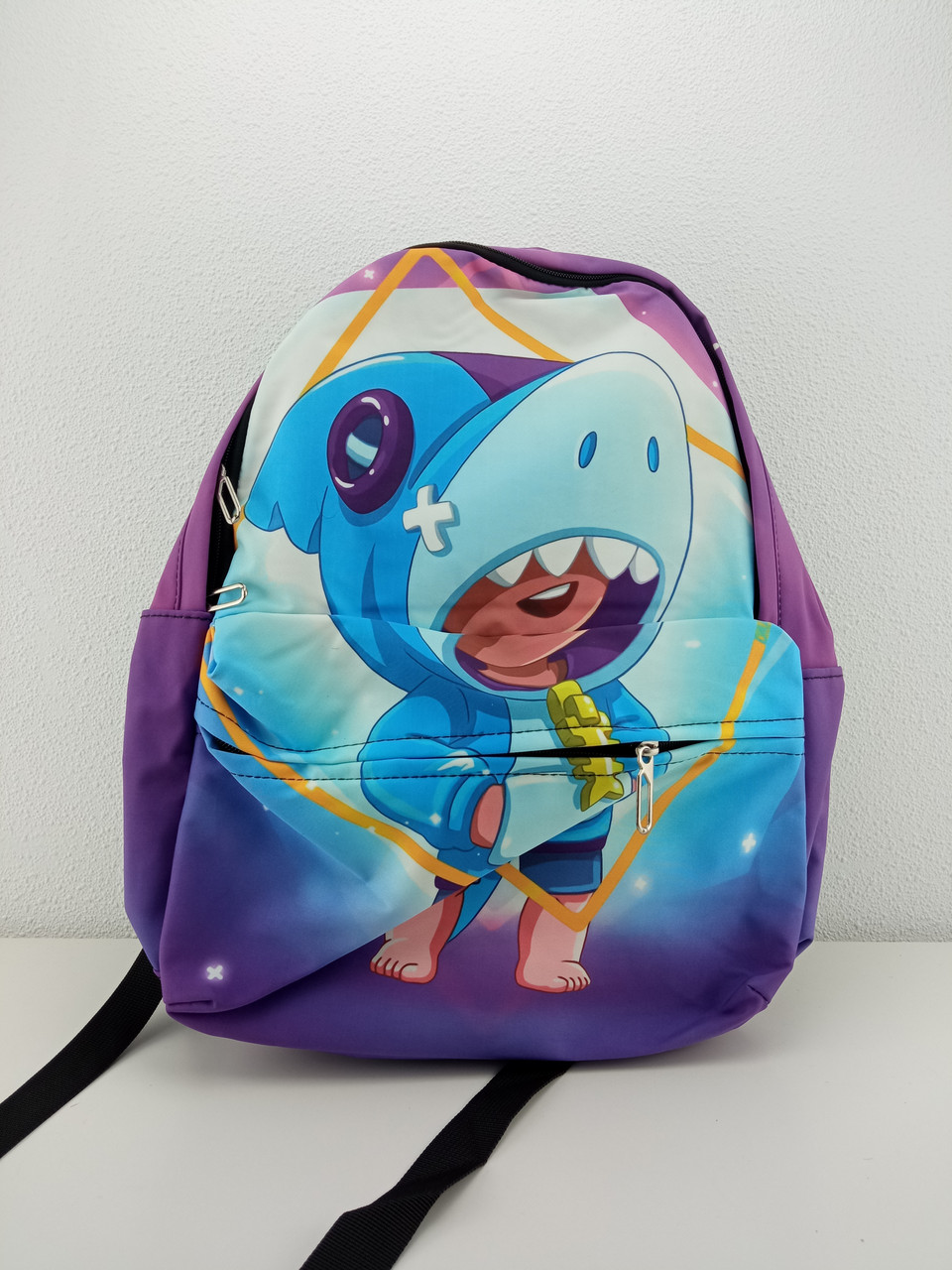 Детский рюкзак "Акула", фиолетовый 36 х 28 см, фото 1