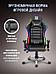 Игровое компьютерное геймерское кресло Defender стул на колесиках с RGB подсветкой, фото 9