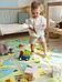 Развивающий детский коврик складной игровой большой 180x200 цветной двусторонний VS27 для ползания на пол, фото 6