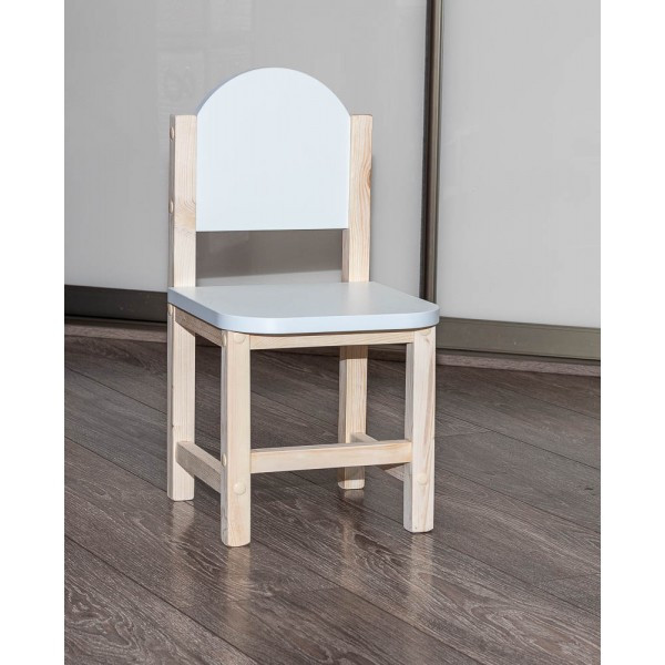 Детский комплект столик и четыре стульчика "Квадро" арт. KSLKV-808050. Столешница 80х80 см. Цвет белый с - фото 4 - id-p196490510