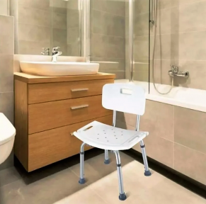 Поддерживающий стул со спинкой Титан для ванной и душа (складной, регулируемый), М.902 - фото 1 - id-p196490998