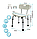 Поддерживающий стул со спинкой Титан для ванной и душа (складной, регулируемый), М.902, фото 7