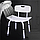 Поддерживающий стул со спинкой Титан для ванной и душа (складной, регулируемый), М.902, фото 6