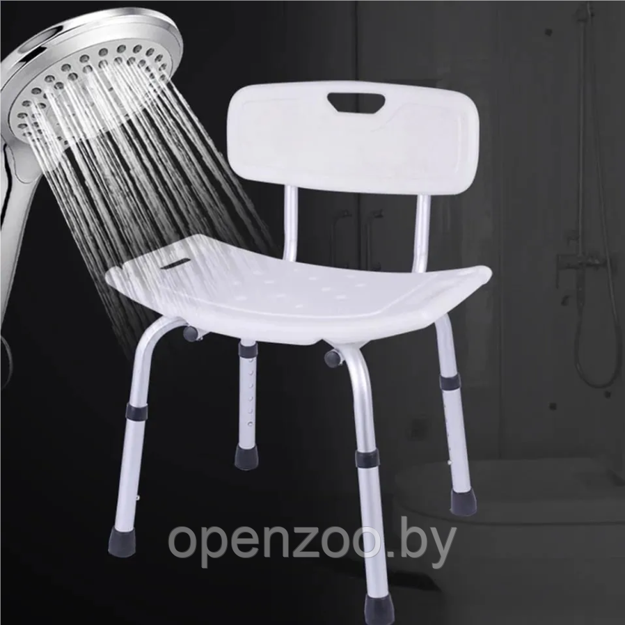 Поддерживающий стул со спинкой Титан для ванной и душа (складной, регулируемый), М.902 - фото 6 - id-p196491287