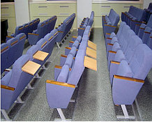 Кресло для актового зала  , конференц- зала  с откидным столиком