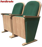 Мягкое театральное кресло Классика Вуд  для актовых залов, фото 4
