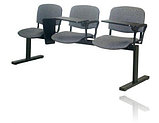 Сидения секционные,  стулья  со  столиками в подлокотнике, фото 2