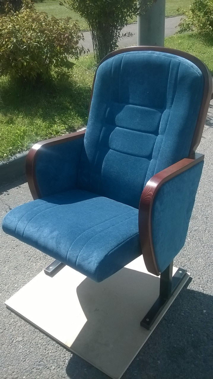 Кресло для зала с обкладкой на спинке - фото 3 - id-p196493316