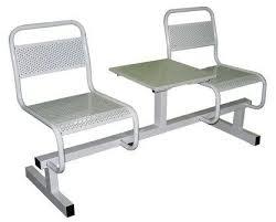 Секция перфорированных стульев со столиком - фото 1 - id-p196493378
