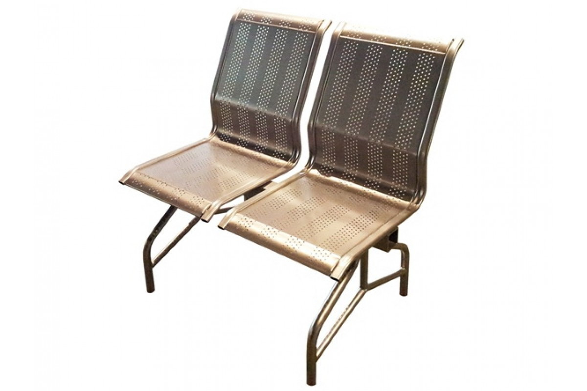 Перфорированные секционные кресла для ожидания, эргономичные - фото 2 - id-p196493380
