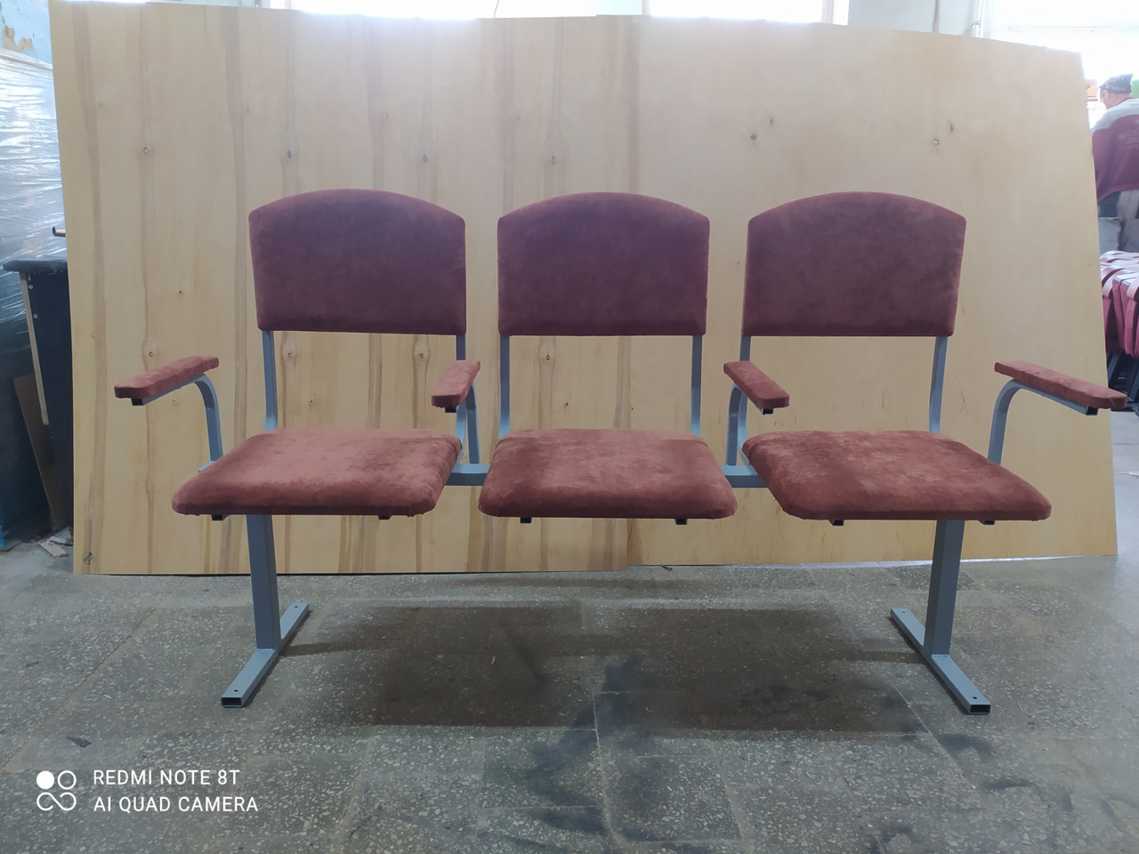 Секция сидений с подлокотниками для ожидания - фото 4 - id-p196493415