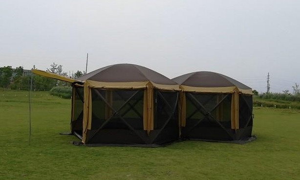 Шатер - палатка туристическая шестиугольная (ДВА ВХОДА), 6-ти местный (360х360х235см) Mircamping,арт. 2905-2TD - фото 9 - id-p196493455