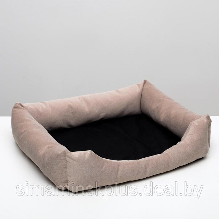 Лежанка-диван с двусторонней подушкой, 65 х 56 х 14 см, микс цветов - фото 4 - id-p196497666