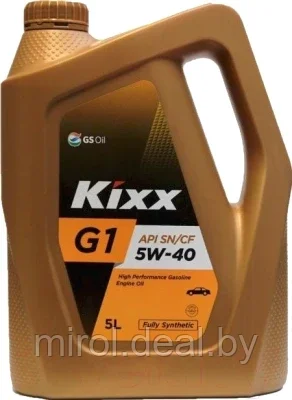 Моторное масло Kixx G1 SN Plus 5W40 / L2102350E1 - фото 1 - id-p196503916