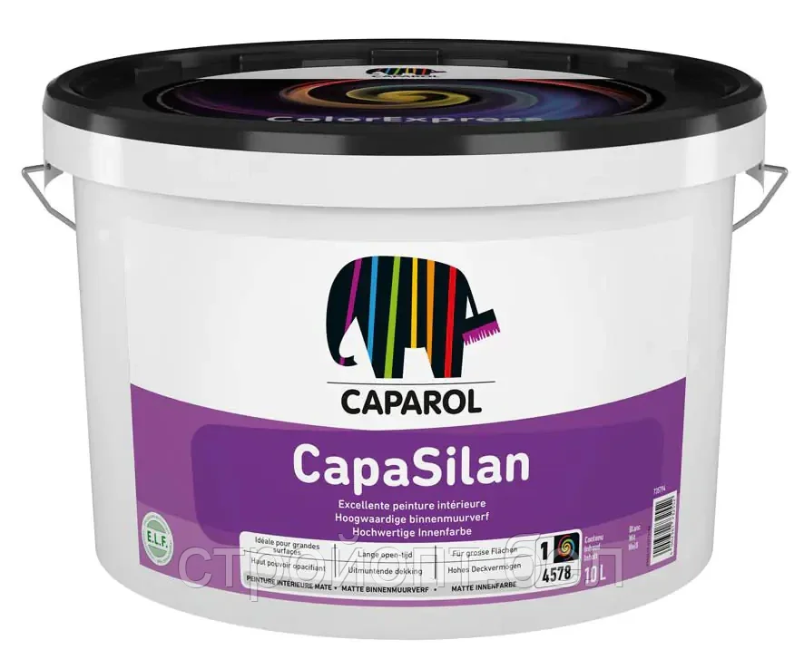 Интерьерная силиконовая краска Caparol CapaSilan, 10 л - фото 1 - id-p61870535