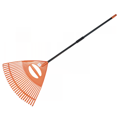 Грабли веерные пластмассовые 630мм. 26 зубцов с металлическим черенком "Bradas" KT-CXGH26-M