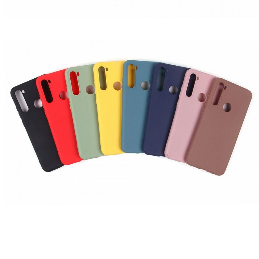 Силиконовый чехол Silicone Case фиолетовый для Xiaomi Redmi Note 8T - фото 2 - id-p196542535