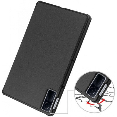 Полиуретановый чехол JFK Smart Case черный для Xiaomi Redmi Pad - фото 5 - id-p196542540