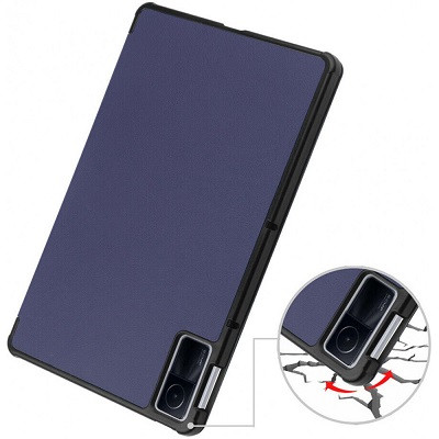 Полиуретановый чехол JFK Smart Case синий для Xiaomi Redmi Pad - фото 3 - id-p196542541