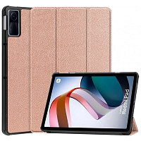 Полиуретановый чехол JFK Smart Case розово-золотой для Xiaomi Redmi Pad