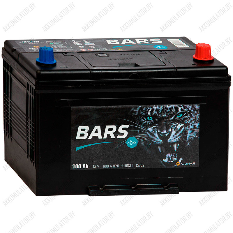 Аккумулятор Bars Asia / 100Ah / 800А
