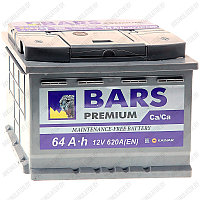 Аккумулятор Bars Premium / 64Ah / 620А