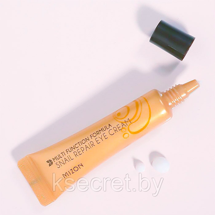 MIZON Крем для кожи вокруг глаз с экстрактом улитки, 15 мл. Snail Repair Eye Cream - фото 2 - id-p196555020